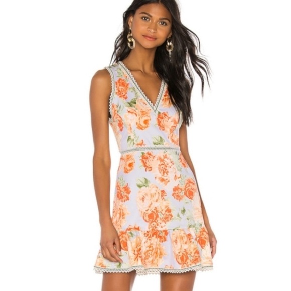 Alice + Olivia Dresses & Skirts - Alice + Olivia Kirean Floral Mini Dress Lace